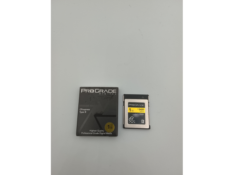 ProGrade Digital Memory Card 1TB CFexpress 4.0 Type B, Zoptymalizowana pod Express Transfer of plików i dużych danych, Gold Series