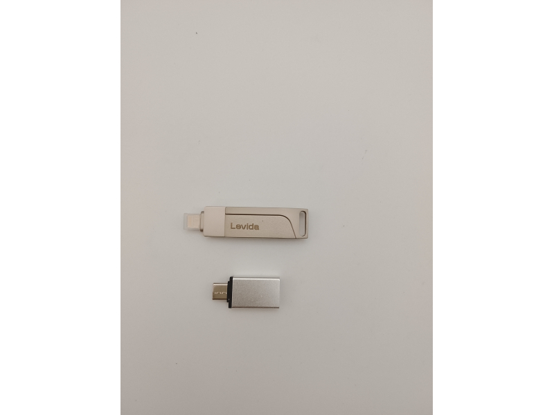Levida pendrive USB 512 GB, Photostick, zewnętrzna pamięć 4 w 1, pamięć flash 3.0, pamięć Flash Drive do telefonów iOS, Android, Pad, laptopa, PC