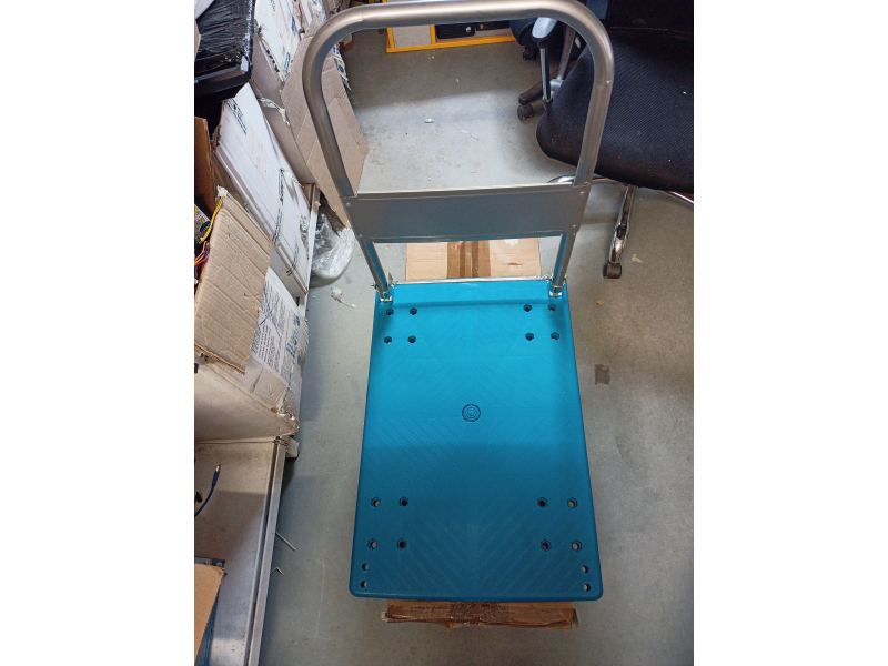 Składany wózek transportowy z cichymi kołami, maks. udźwig 200 kg, rozmiar extra large (XL)