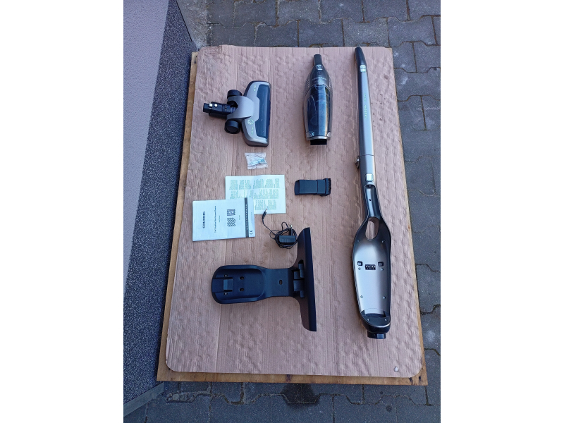 Odkurzacz pionowy 2w1 Grundig VCH 9832 – 75 min pracy, Turbo szczotka