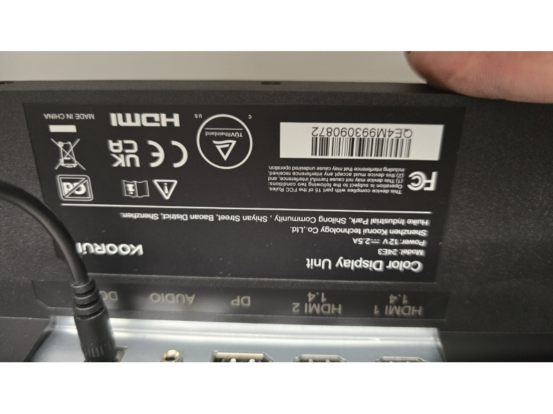 KOORUI Monitor Gamingowy 61.2 cm 24''