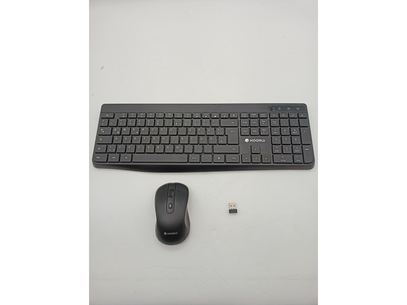 Klawiatura i mysz bezprzewodowa KOORUI BK0104 QWERTZ DE