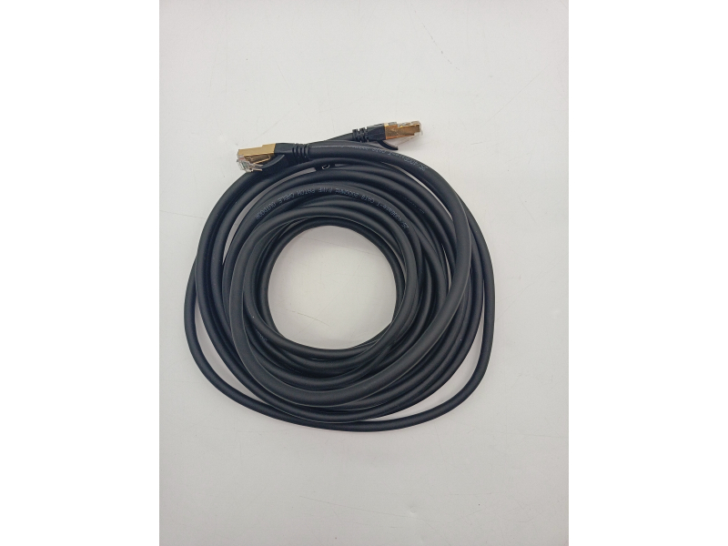 Cat 8 kabel Ethernet, do użytku wewnątrz i na zewnątrz, 6 m, Heavy Duty High Speed 26 AWG Cat 8