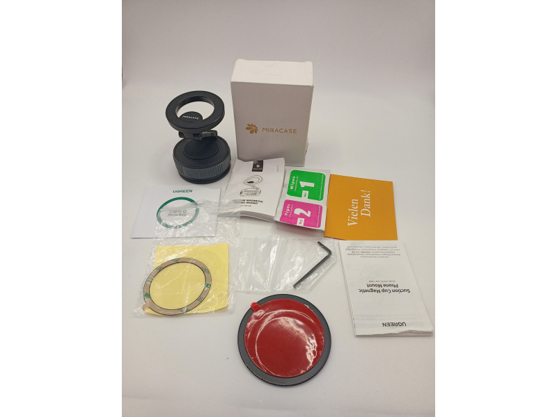 Magnetyczny uchwyt do telefonu MIRACASE magsafe obrotowy 360° czarny