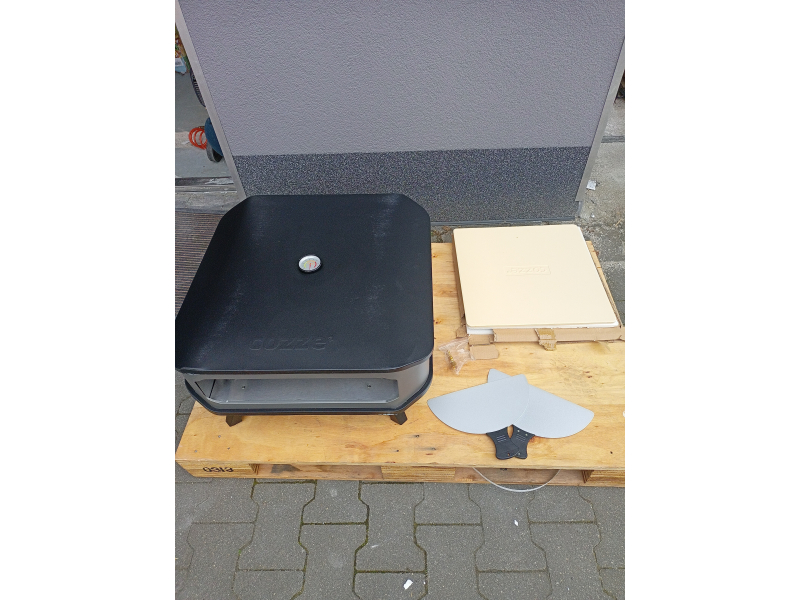 Millarco 90346 XXL 17'' grill gazowy do pizzy, piecyk do pizzy, grill gazowy do 400°