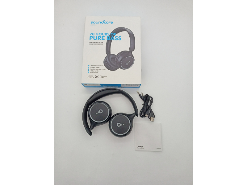 Bezprzewodowe słuchawki nauszne Soundcore H30i, składane, czysty bas, 70h odtwarzania, Bluetooth 5.3