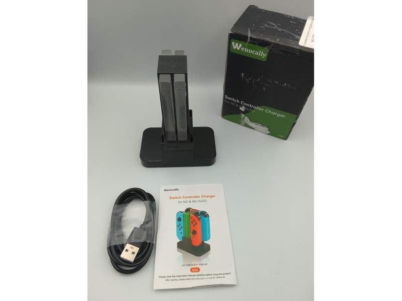 Stacja dokująca / ładująca Wenocally do kontrolerów Nintendo Switch Joy-Con / OLED z podświetleniem RGB