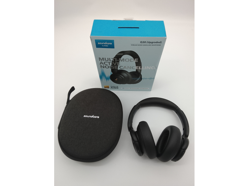 Słuchawki bezprzewodowe nauszne Soundcore by Anker Life Q30 (aktywna redukcja szumów ANC, Hi-Res, aplikacja)