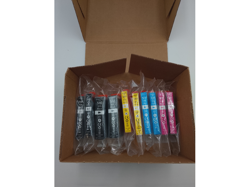 Tusze GoToners XXL kompatybilne z Canon 580 581 zamienniki PGI-580 CLI-581 do drukarek Canon Pixma TR8550 TS705 TS6350 TS6250 TS6150 TS8250 TS8150