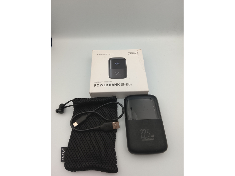 INIU BI-B61 powerbank 2xUSB 10000mAh 22,5W LCD wyświetlacz QC4.0 PD3.0
