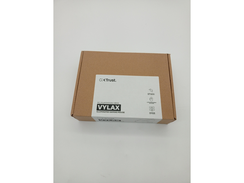 GXT / Trust 1109W Vylax Mysz dla graczy (6 programowalnych przycisków, RGB, 200-6400 DPI)