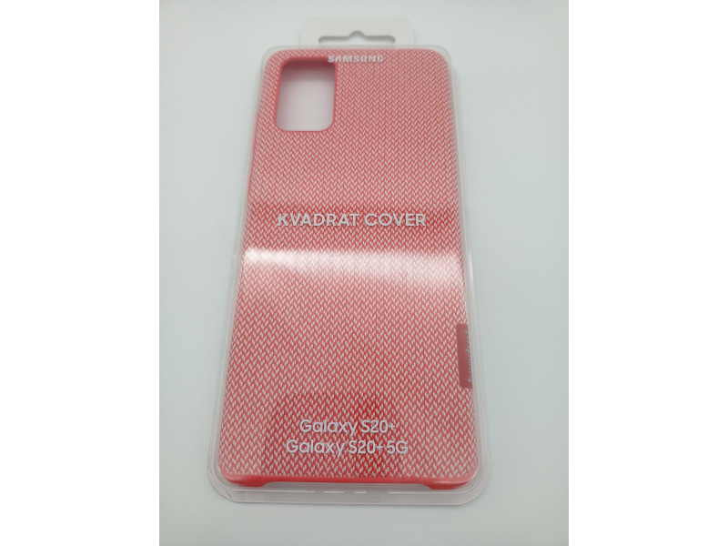 Samsung Kvadrat Cover Etui ochronne do Galaxy S20+ / S20+ 5G (Czerwone, materiał z recyklingu)