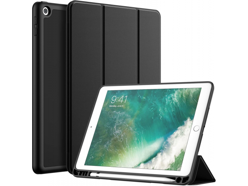 JETech Etui dla iPad 9,7 Cala (6./5. Generacji, 2018/2017) z Uchwytem na Długopis