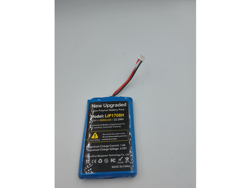 Bateria do Sony PS5 [6000 mAh] akumulator litowo-jonowy, zamiennik baterii do kontrolera bezprzewodowego PS5 PlayStation 5 DualSense
