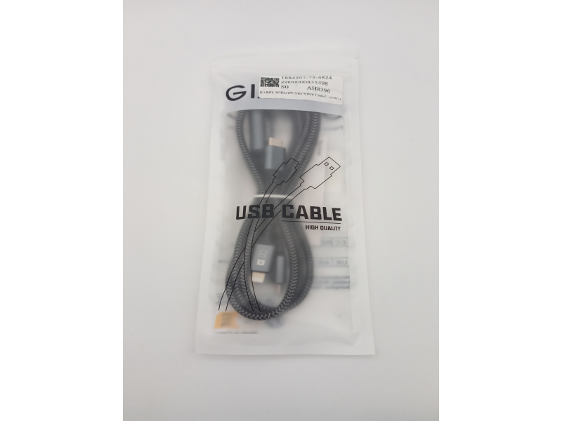 Kabel wielofunkcyjny USB-C 100W [1,2 m], kabel USB 3 w 1 z chipem E-Mark do szybkiego ładowania