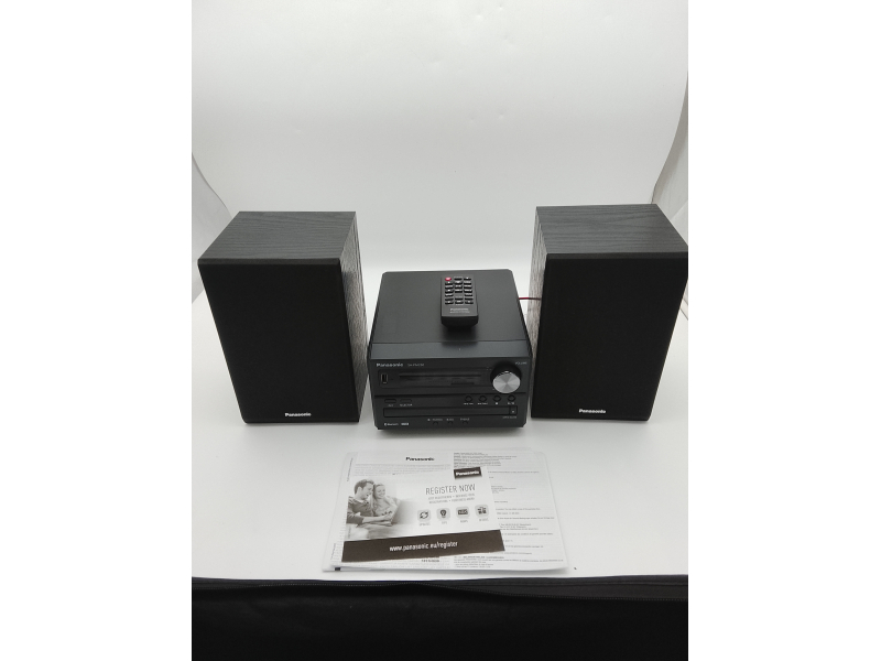 Panasonic SC-PM250EG-K Mikrowieża Bluetooth USB Czarna