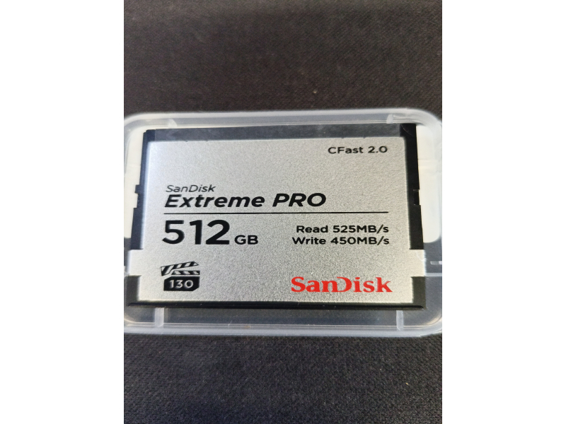 Karta pamięci SanDisk Extreme PRO CFast 2.0, 512 GB