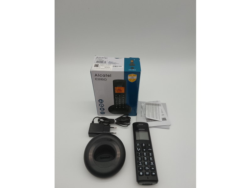 ALCATEL E260 Bezprzewodowy telefon DECT Kompaktowy design