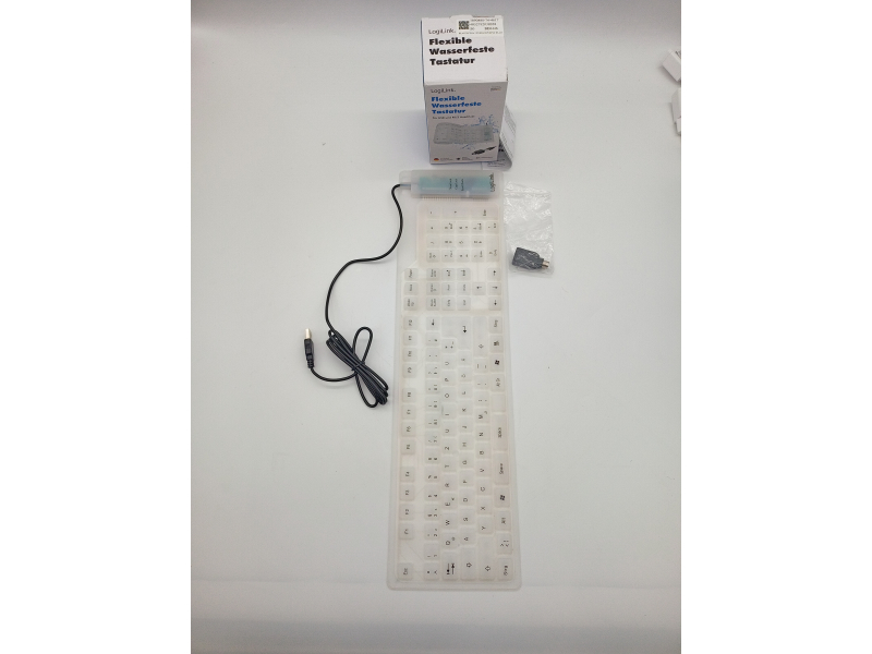 Elastyczna i wodoodporna klawiatura LogiLink ID0018A (QWERTZ)
