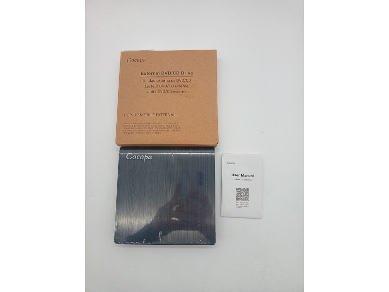 Zewnętrzny napęd nagrywarka DVD CD Cocopa, USB 3.0 DVD/CD, zewnętrzny czytnik kart