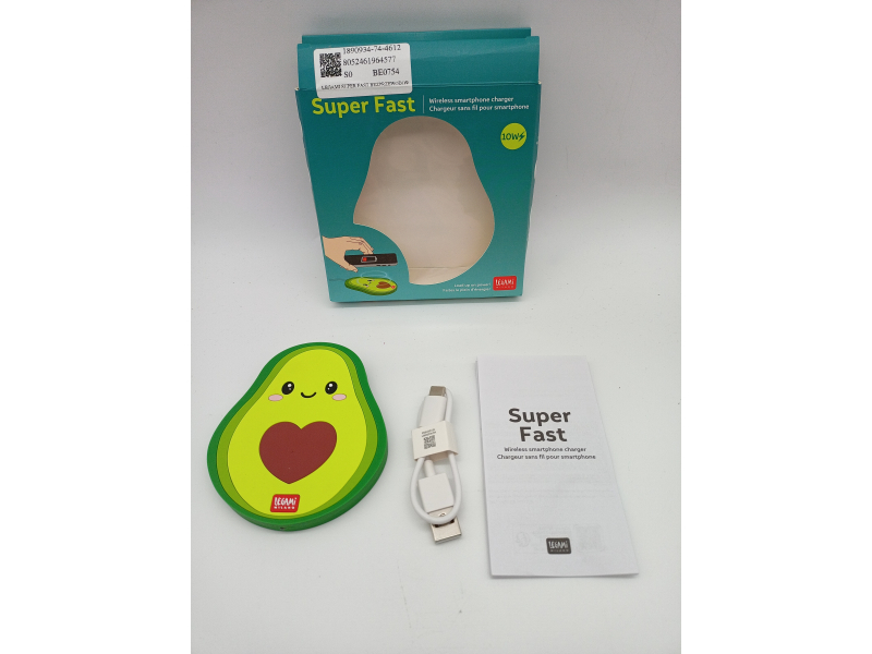 Legami Super Fast bezprzewodowa ładowarka Powerbank (m.in. do Apple iPhone 8) Awokado