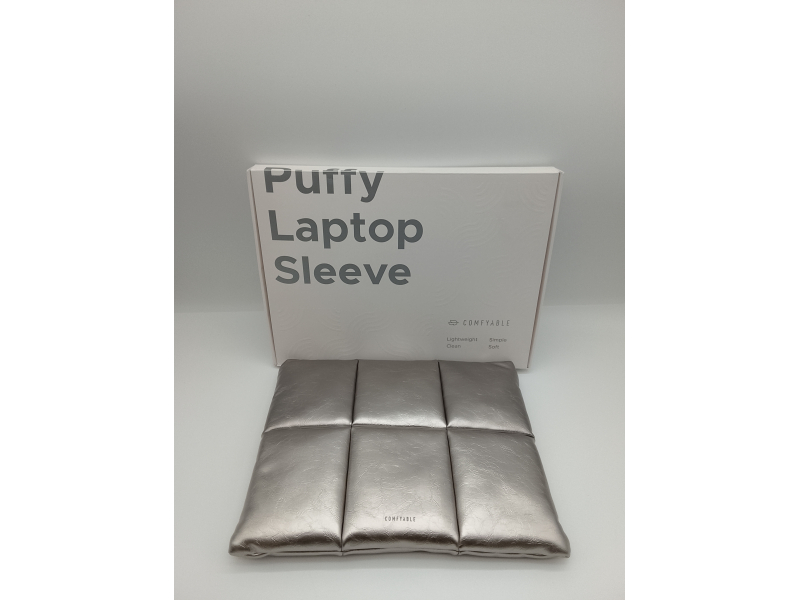 Comfyable Pikowane etui / pokrowiec na laptopa 13–14 cali, miękki futerał ze skóry PU do MacBook Air (M4 2025, M3, M2, M1) oraz MacBook Pro