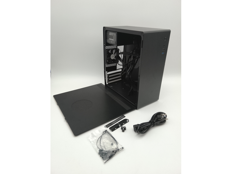 Mars Gaming Tacens ORUMX500, wąska obudowa Mini-Tower Micro-ATX + zasilacz SFX 500W, ultra-kompaktowa