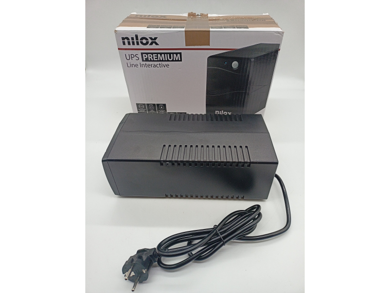 Zasilacz awaryjny UPS Nilox Premium Line Interactive 1200, technologia Line-Interactive, moc 1200VA / 840W