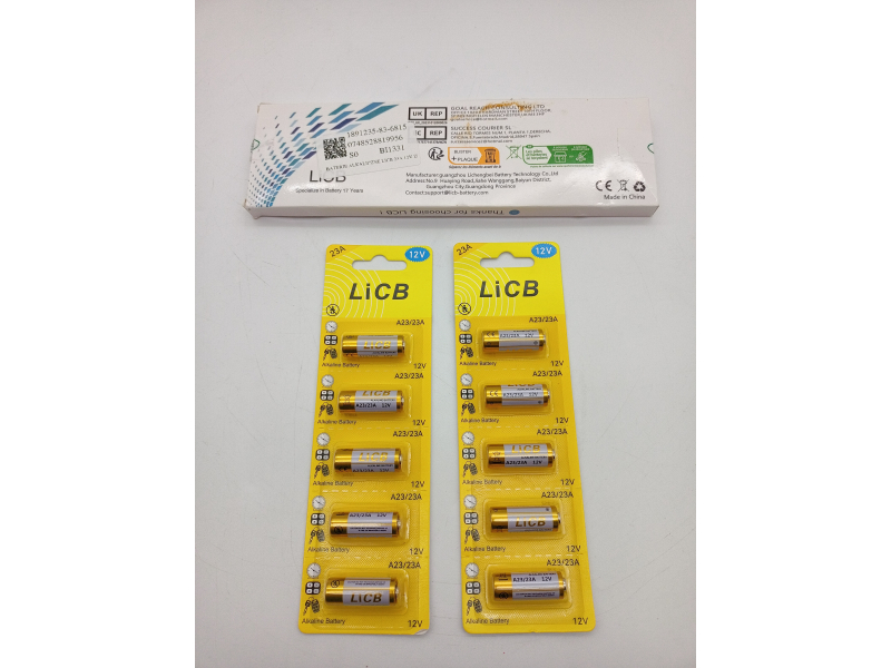 Baterie alkaliczne LiCB 23A 12V zestaw 10 szt.