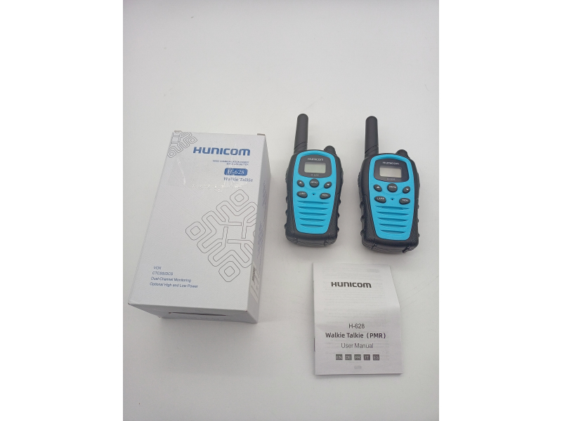 Krótkofalówki HUNICOM H-628 Walkie Talkie 2 sztuki 5km z latarką led
