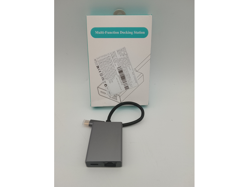 Adapter USB-C na Ethernet z ładowaniem 100W do Chromecast (USB-C na RJ45 Ethernet 1000 Mbps)