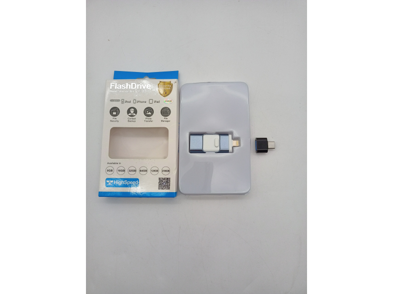 Pendrive USB 256 GB zewnętrzna pamięć flash 4 w 1 kompatybilna z iPhone (6/7/8/11/12/13/14/X/XR), iOS, Android, tabletami i PC