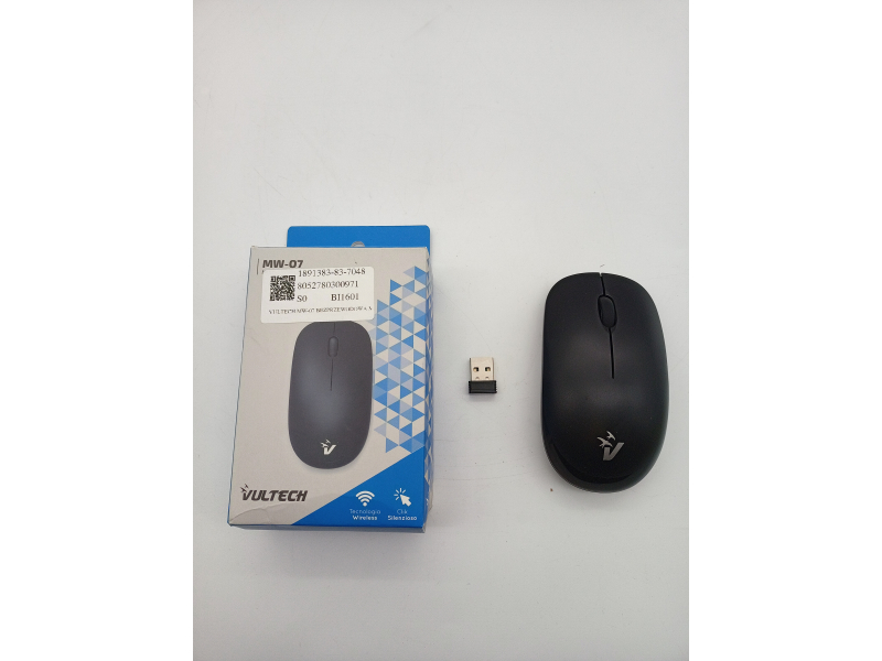 Vultech MW-07 Bezprzewodowa mysz Optyczna 1600 DPI 2.4 GHz z 3 klawiszami