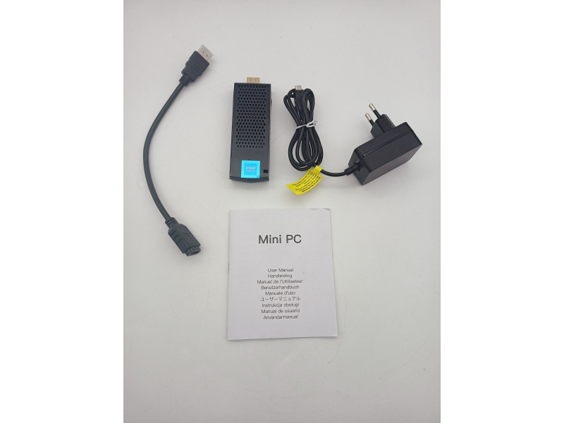 Générique mini PC 8 GB RAM / 128 GB ROM przenośny komputer kieszonkowy z portem USB 3.0 czarny